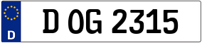 Truck License Plate